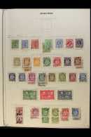 1907-1955 COMPREHENSIVE COLLECTION On Pages, Mint & Used, Inc 1907-10 1½k King Small Die And 1k Large... - Other & Unclassified