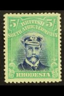 1922-4 5s Bright Ultramarine And Emerald, Admiral, Head Die III, Perf 14 On White Paper, SG 306, Superb Well... - Altri & Non Classificati