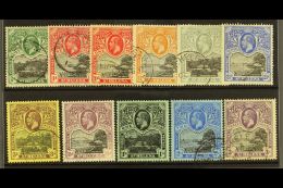 1912-16 KGV Defins, Wmk Mult Crown CA Set Plus 1d Shade, SG 72/81, 73a, Faded Corner On 8d, Otherwise Fine Used... - Saint Helena Island