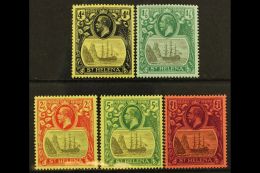 1922-37 Multi CA Watermark Set, SG 92/96, Fine Mint (5 Stamps) For More Images, Please Visit... - Isola Di Sant'Elena