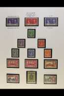 1937-52 KGVI FINE MINT COLLECTION Almost A Complete Basic Run For The Period, Missing 1947 2½d Violet &... - St.Lucia (...-1978)