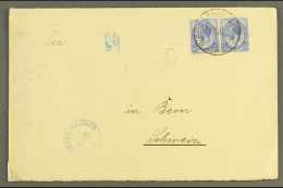 1916 (3 Feb) Env To Switzerland Bearing Two 2½d Union Stamps Tied By "SWAKOPMUND" Cds Cancel, Putzel Type... - South West Africa (1923-1990)