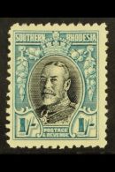 1931 1s Black And Greenish Blue, Geo V, Perf 11½, SG 23a, Very Fine And Fresh Mint. For More Images, Please... - Rhodesia Del Sud (...-1964)