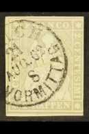 1862 2r Grey (Michel 19, SG 46), Fine Used With Fully Dated Cds Cancel, Three Margins Just Cutting The Outer Frame... - Altri & Non Classificati