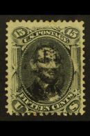 1867 15c Black With Embossed "F" Grill 9x13mm (Scott 98, SG 100) Fine Used. For More Images, Please Visit... - Other & Unclassified