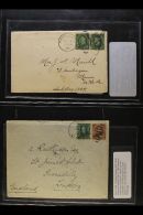 PHILIPPINES 1900-1906 COVERS WITH OVERPRINTED STAMPS. An Interesting Collection Of Covers (plus One Picture... - Other & Unclassified