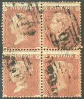 1855 (JUNE) 1d Red-brown, Wmk Large Crown Perf 14, SG Spec C6 (1), A Scarce Good Used BLOCK OF FOUR. For More... - Other & Unclassified