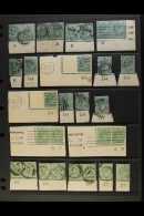 1902-1911 ½d GREEN USED CONTROLS. An Interesting Collection Of ½d Blue-green & ½d... - Unclassified