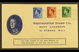 1936 (1st Sept) Illustrated First Day Cover Bearing ½d Green, 1½d Brown & 2½d Blue Tied... - Unclassified