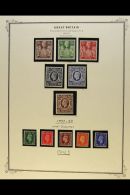 1937-1951 VERY FINE MINT KGVI Complete Basic Run Of Definitives, High Values And Commems, SG 461/514, Plus The... - Non Classificati
