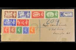 1951 (3rd May) Festival High Values Set, Plus Festival Low Value Definitives Set, Plus The Two Festival... - FDC