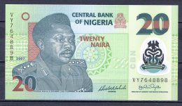 460-Nigeria Billet De 20 Naira 2007 VY764 Neuf - Nigeria