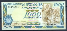 461-Rwanda Billet De 1000 Francs 1988 D958 Neuf - Ruanda