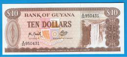 GUYANA - 10  Dolar ND  SC   P-23  Serie A26 - Guyana