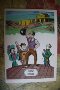 OLYMPICS ORIGIN - OLD USSR Postcard -1976 - Weightlifting - Camera - Photographer - Gewichtheffen