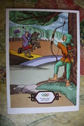 OLYMPICS ORIGIN - OLD USSR Postcard -1976 - Archery - Archer - Bogenschiessen