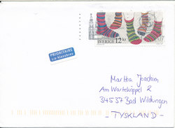 Sweden Cover Sent To Germany 2011 Single Franked - Covers & Documents