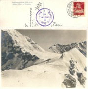 AK  "Jungfraujoch"  (Rollenmarken Frankatur)           1929 - Rollen