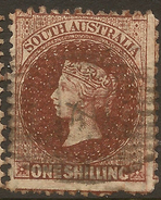SOUTH AUSTRALIA 1868 1/- QV SG 83 U #ZR135 - Used Stamps