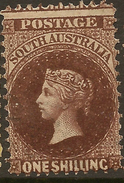 SOUTH AUSTRALIA 1868 1/- QV SG 82 HM #ZR125 - Ongebruikt