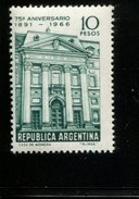 423625934 ARGENTINIE DB 1966 POSTFRIS MINTNEVER HINGED POSTFRIS NEUF YVERT 774 - Ungebraucht