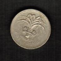 GREAT BRITAIN  1 POUND 1985 (KM # 941) - 1 Pound
