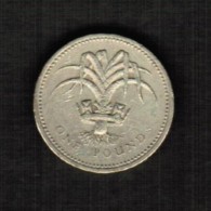 GREAT BRITAIN  1 POUND 1990 (KM # 941) - 1 Pond