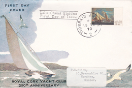 Ireland 1970 Royal Cork Yacht Club FDC - FDC