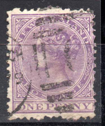 NEW ZEALAND 1874. The One Penny Postage Queen Victoria, Used - Usados