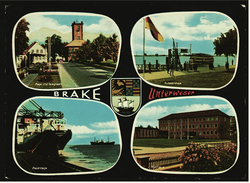 Brake  Unterweser  -  Mehrbild-Ansichtskarte Ca. 1965    (7281) - Nordenham