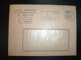 LETTRE OBL.MEC.9-4-1968 NANCY GARE (54) CAISSE REGIONALE DE SECURITE SOCIALE DU NORD-EST - Frankobriefe