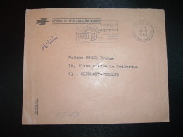 LETTRE P ET T OBL.MEC.31-8-1968 PARIS 17 + EPARGNE LOGEMENT - Lettres Civiles En Franchise