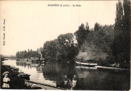 ANDRESY LA SEINE,PENICHES,REMORQUEURS REF 51902 - Rimorchiatori