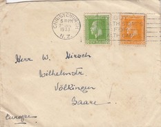 NEW-ZELAND.  2 1 1933.  COVER.  CHRISTCHURCH TO VÖLKLINGEN SAAR - Storia Postale