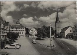 Kurort Gais - Kirche, Autos, Oldtimer - Photo: A. Eggenberger No. 1135 - Gais