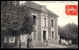 95 - MENUCOURT -- La Mairie Et Les Ecoles - Menucourt