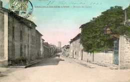 CPA - CHAZELLES-sur-LYON (42) - Aspect De La Route De Lyon En 1908 - Otros Municipios