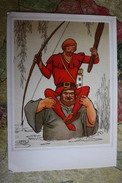 "ROBIN HOOD" - OLD USSR Postcard -1975 - ARCHERY - Archer - Rare! - Tiro Al Arco