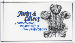 Turks & Caicos 1981 Carnet Stamp Booklet N** Commémoration Du Mariage Du Pince Charles Et Dyana (01810) - Turks & Caicos (I. Turques Et Caïques)