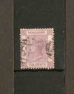 HONG KONG 1880 10c  SG 30 WATERMARK  CROWN CC FINE  USED Cat £19 - Oblitérés