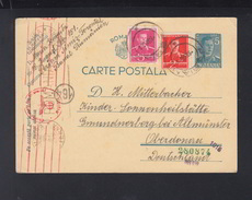 Romania Stationery 1942 Periam To Germany - 2de Wereldoorlog (Brieven)