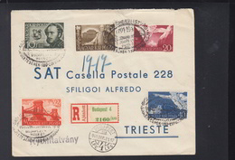 Hungary Cover 1942 To Trieste - Lettres & Documents