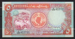 523-Soudan Billet De 5 Pounds 1991 D239 Neuf - Sudan