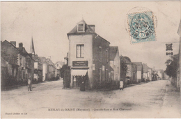 Meslay-du-Maine. Grande-Rue Et La Rue Chevreuil. - Meslay Du Maine