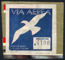 Viscontea, Airmail, $4100, "servizio Aereo - Periodici Italiani", Very Interesting! - Autres & Non Classés