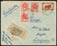 RARE COMBINATION Of 5c. San Martín Unwatermarked TYPOGRAPHED (GJ.891) + Pair OFFSET (GJ.890), Along With... - Autres & Non Classés