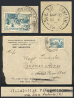 RARE COMBINATION Messenger Agency By Car + Airmail From Patagonia: Cover Sent From Comodoro Rivadavia To Buenos... - Autres & Non Classés