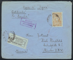 22/NO/1934 Rosario - Germany: Registered Cover "with Business Papers" (same Rate As Printed Matter), Sent By Ground... - Autres & Non Classés