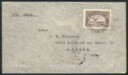 3/FE/1933 Buenos Aires - CUBA: Airmail Cover Franked With 90c. (GJ.649 ALONE), With Arrival Backstamp Of La Habana... - Autres & Non Classés