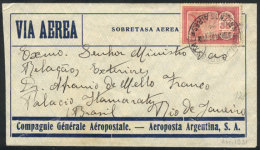 3/AP/1931 Buenos Aires - Rio De Janeiro: Airmail Cover Sent By Aeroposta Argentina - CGA With Arrival Backstamp For... - Autres & Non Classés